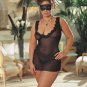 Mesh sleepwear babydoll(4924XDG)