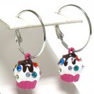 Ice cream cup earring(R966FS-3472)