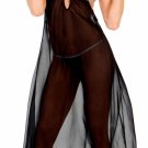 Long sheer nightgown(80709SM)