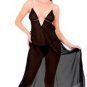 Long sheer nightgown(80709SM)