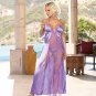 Charmeuse and Metallic Gown(5469DG)