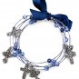 Multi strand wire cross bracelets(b1056jtlf_38HD)