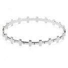 Cross link bangle bracelet(b21899ats_28HD)