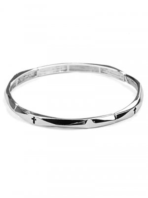 Stretch bracelet with crosses(b21873ats_28HD)