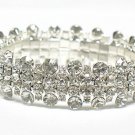 Rhinestone stretch bracelet(L1161SL-32592)