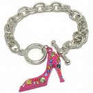 High heel shoe bracelet(A1131PK-52237)