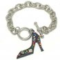 High heel shoe bracelet(A1131PK-52237)
