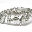 Snake hinged bracelet(L1157SL-32539)