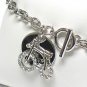 Double layer crystal bike charm( R1141SL-323109)