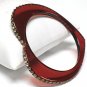 Heart shape acrylic bracelet(C1141AQ-61217)