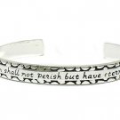 Bible Inscribed bangle bracelet(A1135SL-21884)