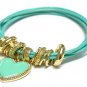 Heart charm string bracelet(D11141GN-2520)