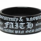 Acrylic message bracelet(E11141BK-10998)