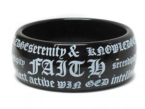 Acrylic message bracelet(E11141BK-10998)