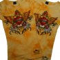 TIE DYED REBEL AT HEART Tattooed Shirt (KDC784SS)