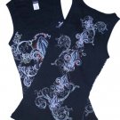 FLEUR DE LIS Rhinestone TANK TOPS