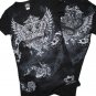 Crown  with wings rhinestone shirt