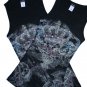 VICTORIAN CROWN Rhinestone tank top