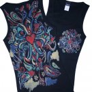 Colored cross tank top