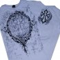 Cross Designer Rhinestone Tee Shirt