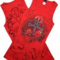 Ankh cross/peace tank top