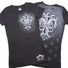 FLEUR & CROSS Rhinestone Shirt
