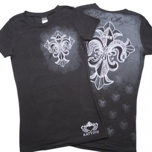 FLEUR & CROSS Rhinestone Shirt