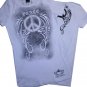 Peace symbol with wings t-shirt