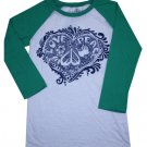 Love,peace,heart t-shirt