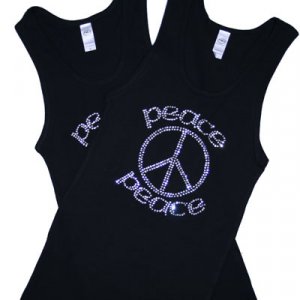 Peace tank top( Junior size)