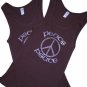 Peace tank top( Junior size)