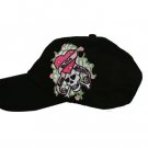 Skull"Love Kills" women's baseball cap