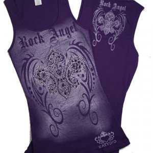 FLEUR/ROCK ANGEL Rhinestone TANK TOP