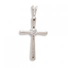 Thin Cross with CZ(5505)