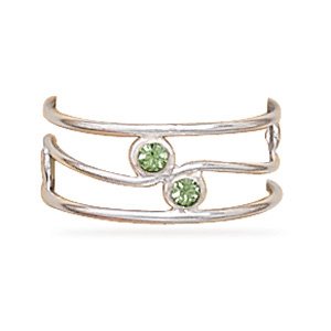 Swirl Design Toe Ring(9834)