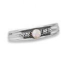 Oxidized Twist Toe Ring with AB Crystal(9896)