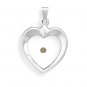 Heart Pendant with Mustard Seed(73543)