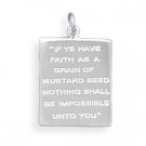 Mustard Seed Quote Pendant(73695)