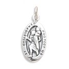 Small Oval Saint Christopher Charm(5503)