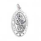 Oval Saint Christopher Charm(72220)