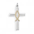 18 Karat Gold Plated Cross Pendant(73577)