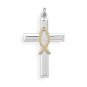 18 Karat Gold Plated Cross Pendant(73577)