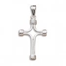Polished Cross with Wrapped Ends(7959)