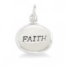 Oval Hollow "FAITH" Charm(72832)