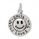 "Smile Jesus Loves You" Charm (73025)