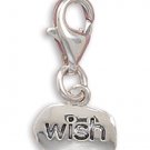 "Wish" Charm with Lobster Clasp73316)