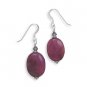 Serpentine and Crystal French Wire Earrings(64641)