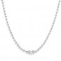 20" 3mm Black Leather Necklace(73533)