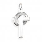 Stainless Steel Cross Pendant with Ring(73532)