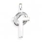Stainless Steel Cross Pendant with Ring(73532)